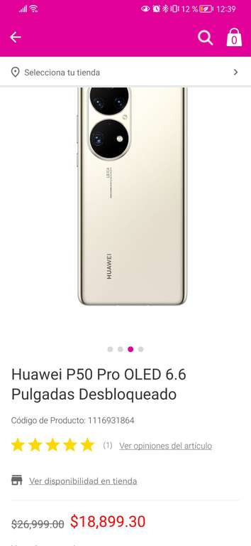 Huawei p50 pro en liverpool