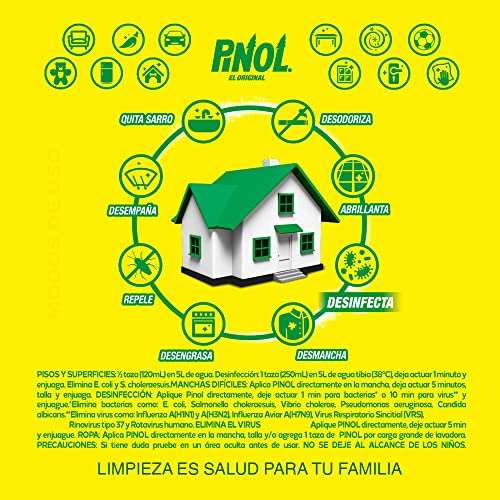 Amazon: Pinol Citricos - Limpiador Multiusos - 5.1L