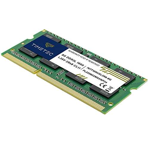 Amazon: Timetec 16GB KIT(2x8GB) DDR3L / DDR3 1600MHz (Memoria ram 16gb para laptop)