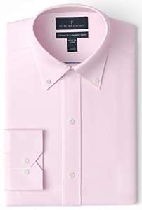 Amazon: Buttoned Down Camisa de Vestir para Hombre con Cuello de botón, sin Plancha, con Bolsillo