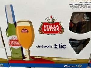 Walmart: 10Cerveza Stella + Calis + peli (Cinépolis klic)