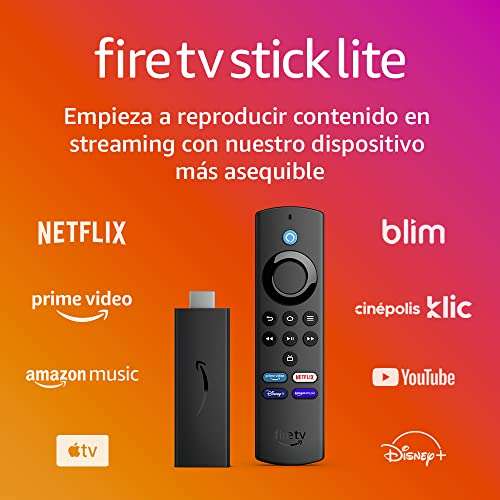Amazon: Fire Tv Stick Lite + 4 sobres de frijoles La Sierra xd