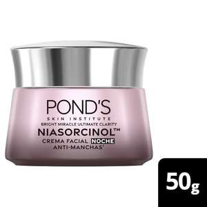 Amazon: POND'S Crema Facial Noche Bright Miracle con Niasorcinol, 50g | planea y Ahorra