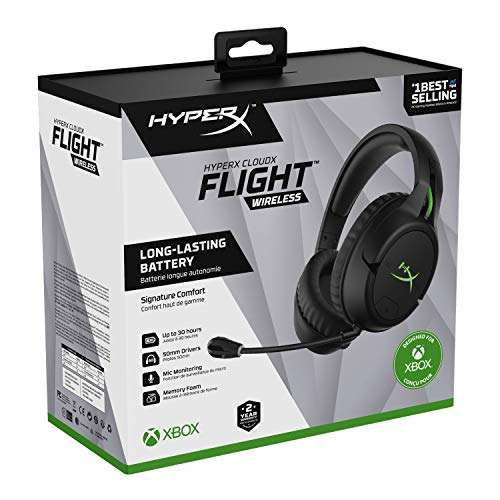 Amazon: HyperX CloudX Flight Audífonos Inalámbricos para xbox