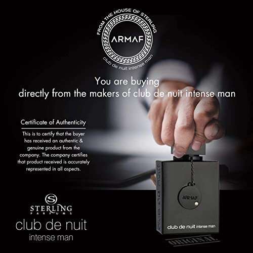 Amazon: Perfume Armaf Club De Nuit Intense Man EDT Men, 3.6 oz