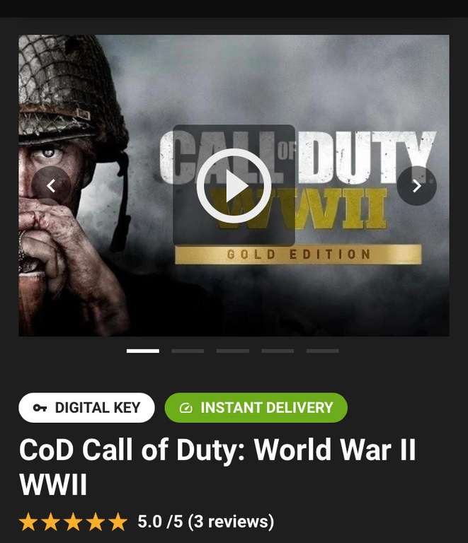 Gamivo : CoD Call of Duty: World War II WWII Xbox Argentina