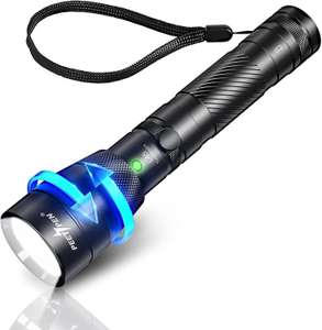 Amazon: Peetpen L45. Linterna LED de 2000 lúmenes rechargeable USB, linterna con zoom.