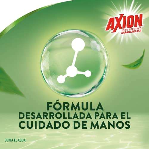 Amazon: Axion Lavatrastes Líquido Green Tea, Formúla Cremosa, Suave con las Manos