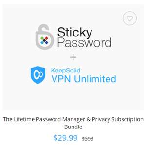 StackSocial - VPN Unlimited y Sticky Password Premium por vida