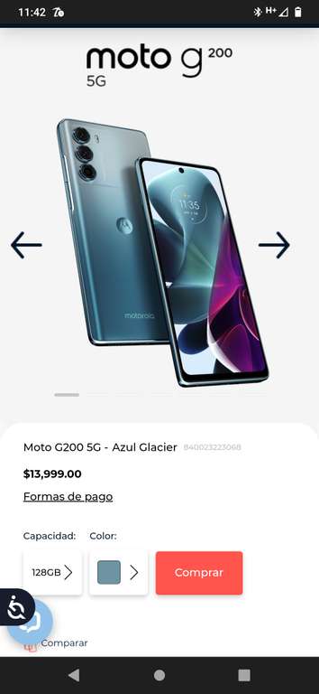 Motorola: Celular Moto G200 (hellomoto15 + hotkueski40)
