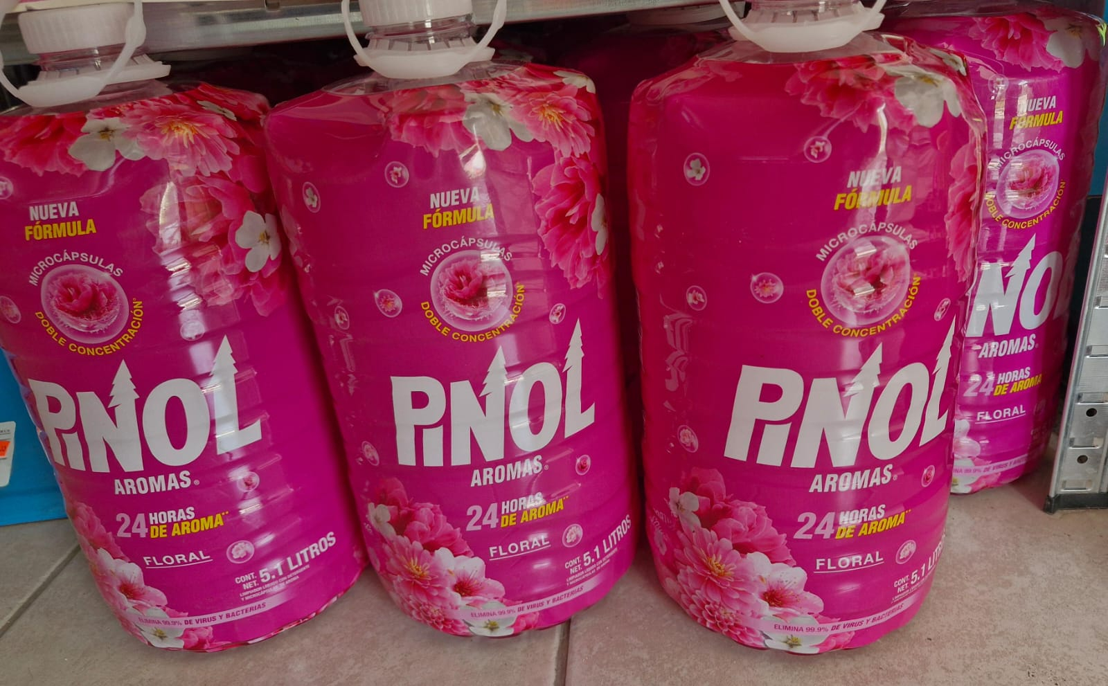 Walmart express: pinol floral 5.1L