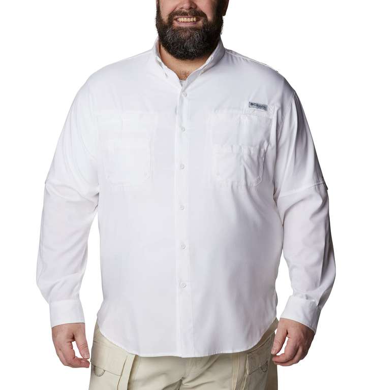 Camisa Columbia pescador manga larga TALLA Xs, Ch y XL