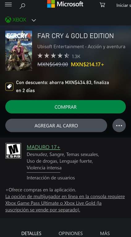Xbox: Far cry 4 Gold Edition