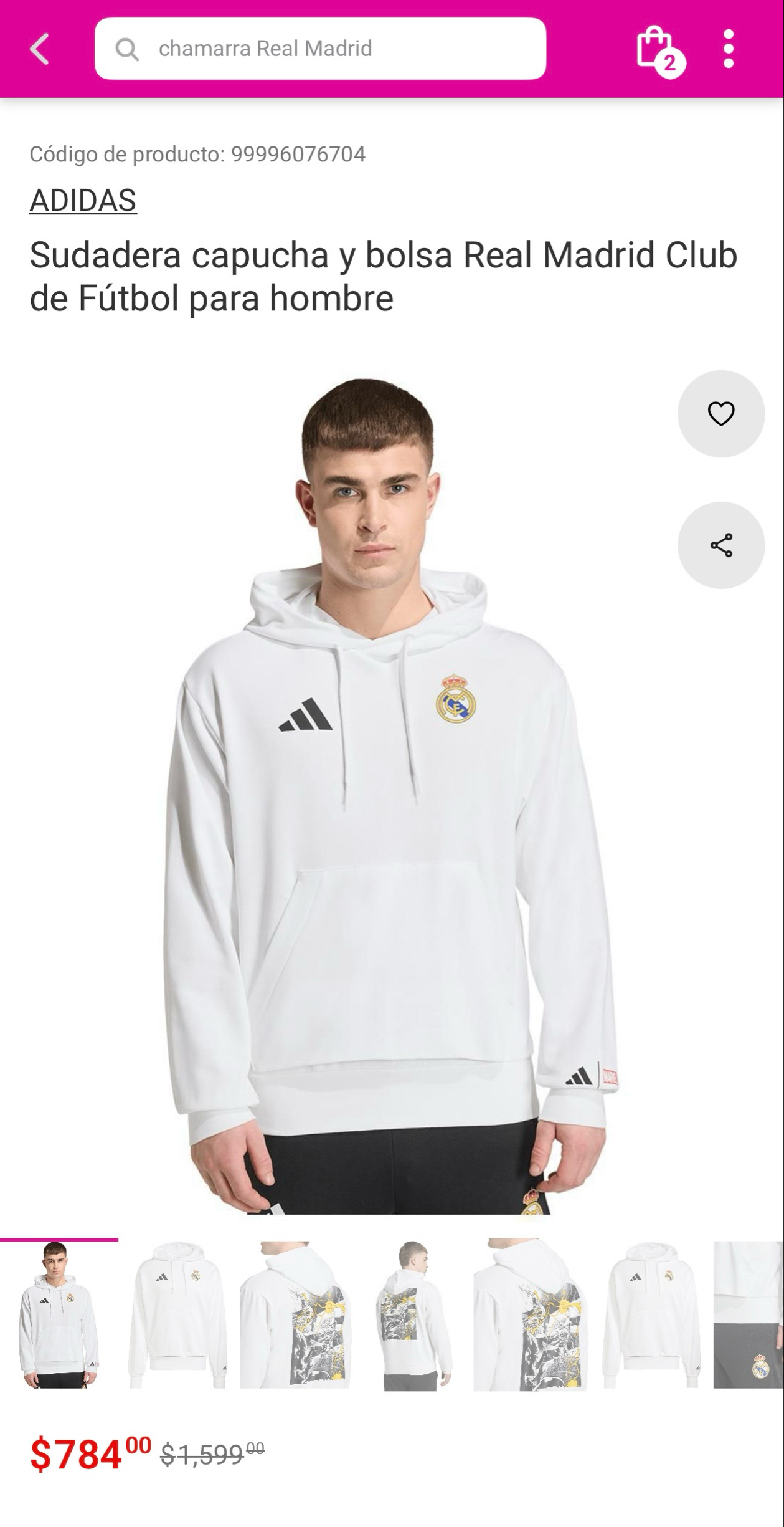 Liverpool: sudaderas adidas Real Madrid al 50 o menos