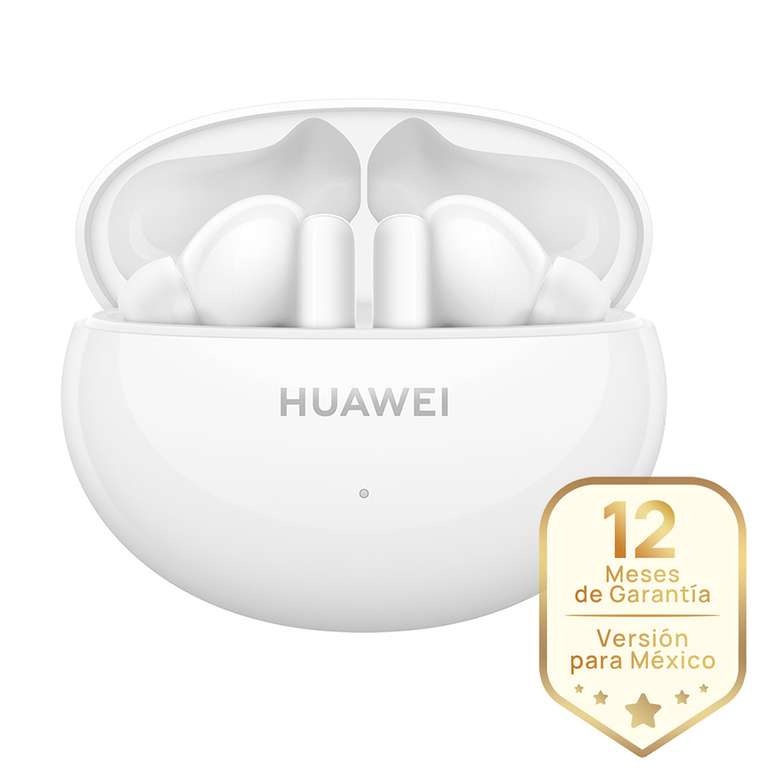 Amazon: HUAWEI FreeBuds 5i Solo(Garantía en México), Blanco, Certificación de Hi-Res