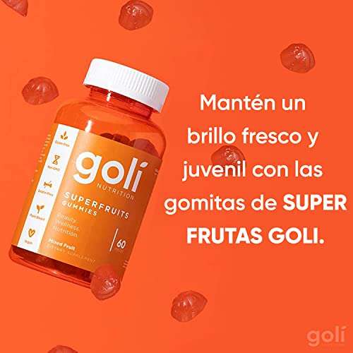 Amazon: Goli Nutrition Gomitas Vitamina C, Vitamina A, Vitamina E y Zinc, 60 Gomitas - Paquete de 1
