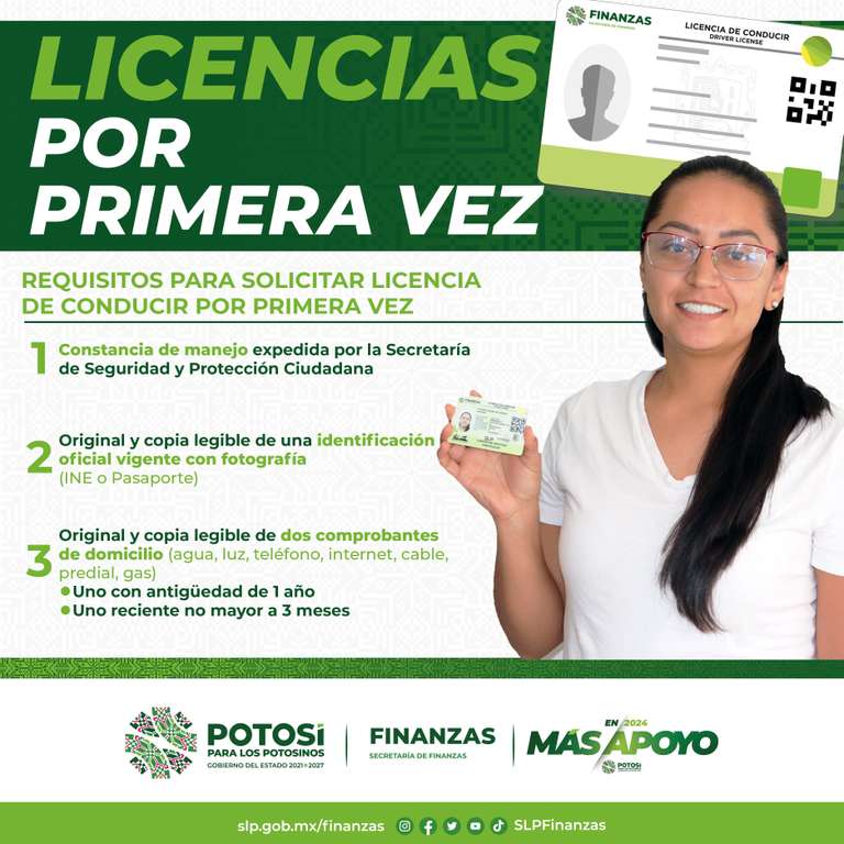 San Luis Potosí: Licencia de Conducir Gratuita y Permanente