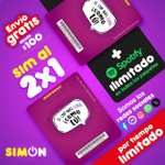 Chip Simon 2x1 en paquetes desde $100 con envío gratis