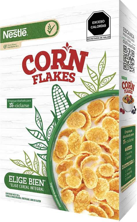 Amazon: Cereal Nestlé Corn Flakes sin Gluten 500g | envío gratis con Prime