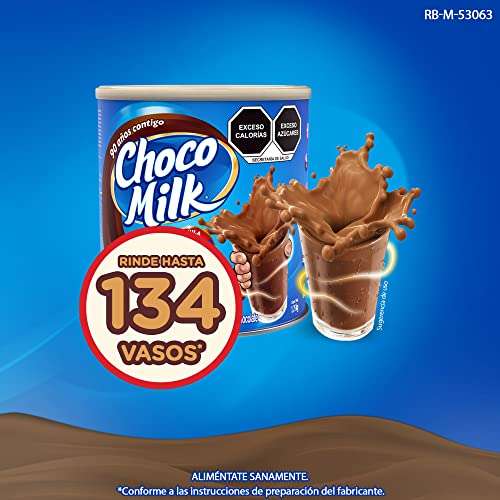Amazon: Choco Milk Alimento en Polvo Fortificado para Leche Sabor Chocolate Lata 1750g