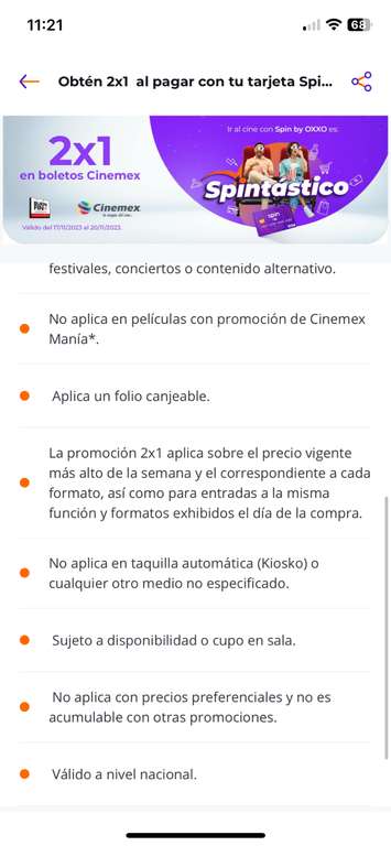 2X1 en CINEMEX App, Web y Taquilla CUALQUIER FORMA DE PAGO | Ver imágenes