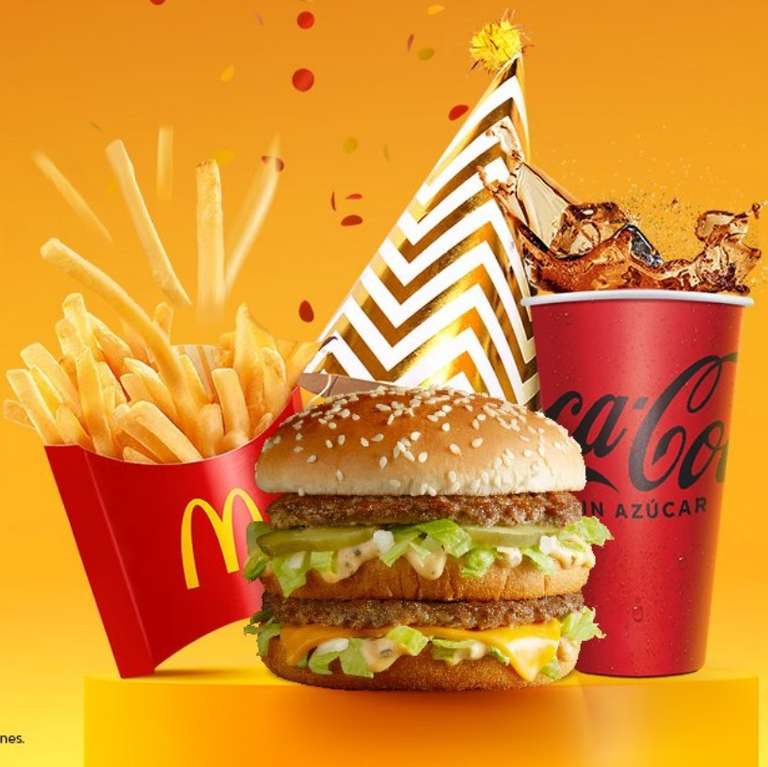 Didi Food: 50% en McTrío Big Mac Mediano + Envío Gratis en Compras de $150