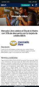 BBVA: Descuento del 10% en compras a MSI en MercadoLibre