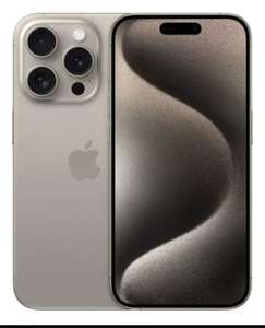 Mercado Libre: Apple iPhone 15 Pro (128 Gb) Titanio Natural, agregando cupón AMEX o BBVA