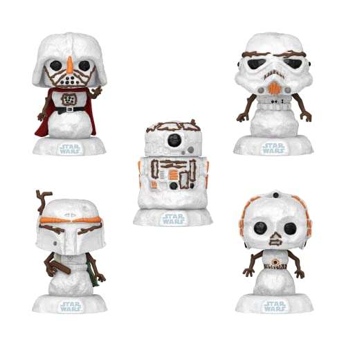 Amazon: Funko Pop! Star Wars Holiday: Snowman 5 Pack, Amazon Exclusive