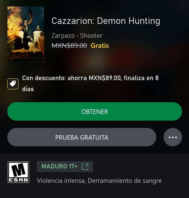 Xbox: Jazzarion Demon Hunting | GRATIS