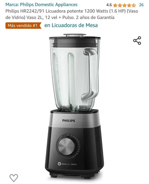 Licuadora 10 Velocidades Vaso Plastico Potente Oferta