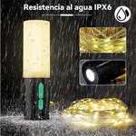 Amazon: Lámpara de campamento con guirnalda de luces - IP44 - 10 Metros