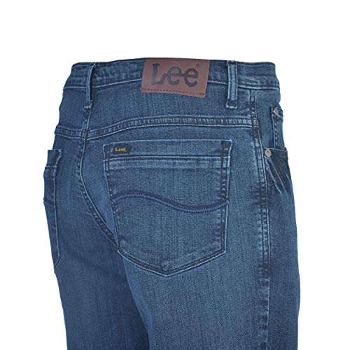 Amazon: LEE Jeans para Hombre, Regular Fit, Corte Recto, Color Azul Talla: 30 Regular