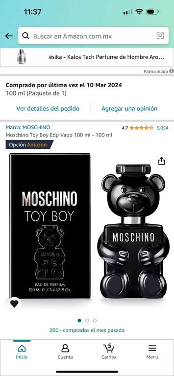 Amazon: Moschino Toy Boy EDP 100ml