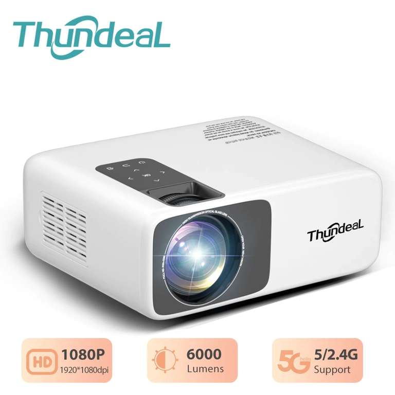 AliExpress: ThundeaL proyector Full HD 1080P, proyector de cine en casa 1080p