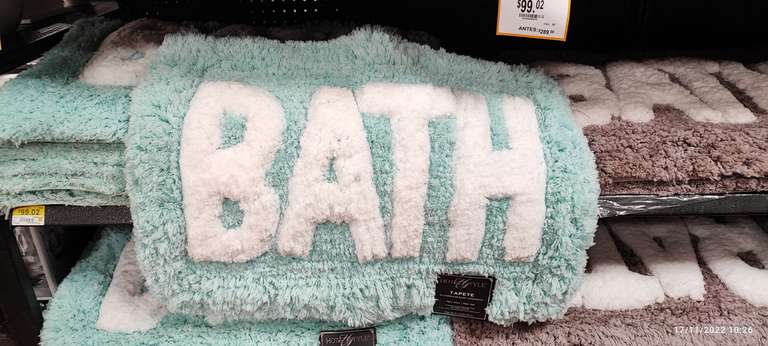 Walmart: Tapete para baño grande y súper afelpado!
