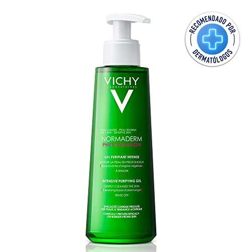 Amazon: Vichy Gel Limpieza Rostro Anti-imperfecciones Normaderm Phytosolution - Reduce brillo e imperfecciones, para piel grasa o al acné