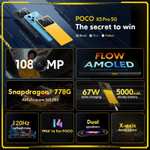 AliExpress: Celular Poco X5 Pro 108 MP Flow Amoled 67W