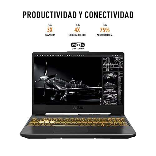 Amazon MX Laptop Gamer TUF F15 / FX506HEB-HN145W / RTX 3050 Ti / i5 11th -15.6 P 512gb/8gb (Banorte)