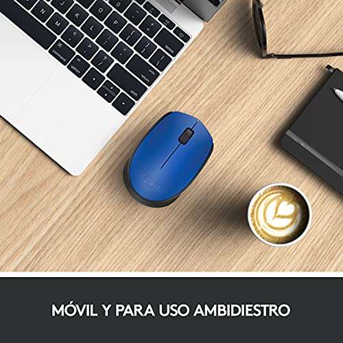 Amazon - Logitech M170 Mouse Inalámbrico azul | envío gratis con Prime
