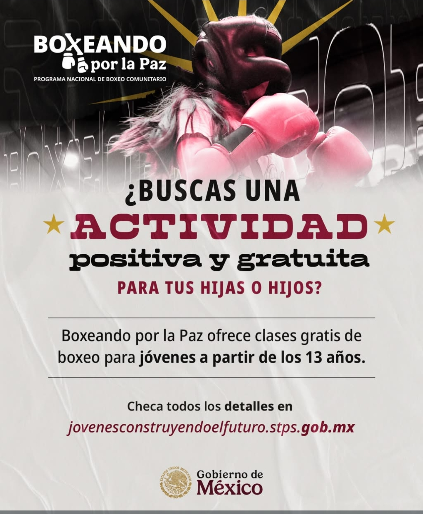 CLASES GRATUITAS BOX - Gobierno de México