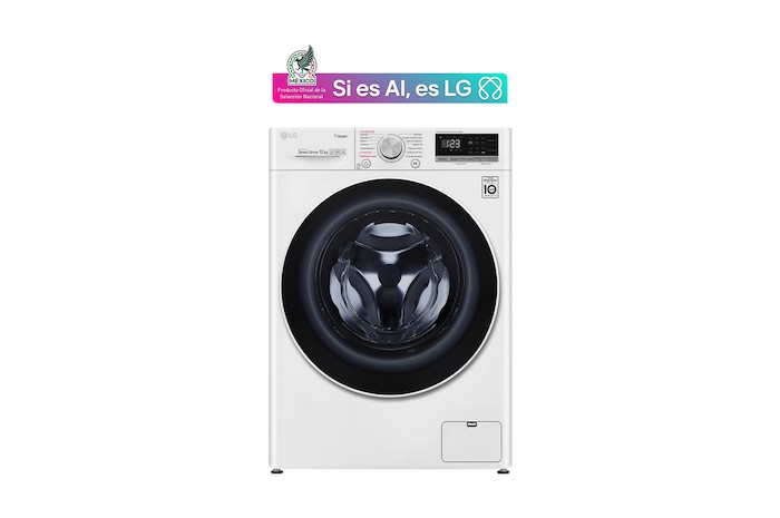 LG: Lavadora LG Carga Frontal AI DD 12kg, Smart, WiFi, Instalación Básica Gratis ($8,121 con SPEI)