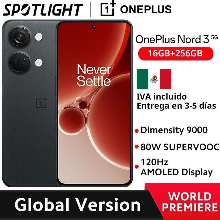 AliExpress - OnePlus Nord 3 enviado desde México