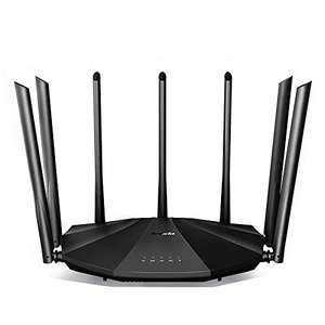 Amazon Tenda AC23 WiFi Router Doble Banda Gigabit, 2033 Mbps Router, Compatible con Alexa AC2100