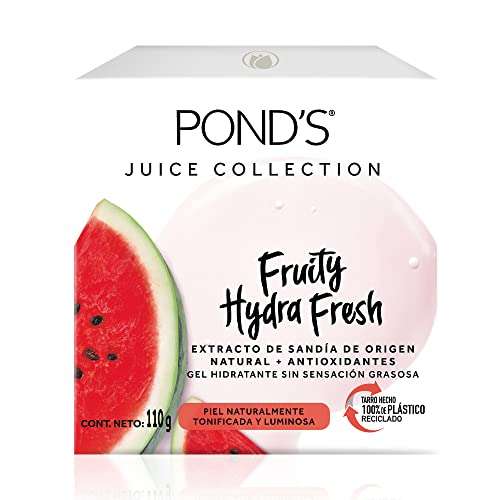 Amazon: Pond's Cuidado Facial Fruity Hydra Fresh Sandía, Gel Hidratante, 110 g | Planea y Ahorra, envío gratis con Prime