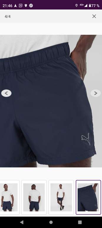 Suburbia Short puma hombre azul marino promodescuentos