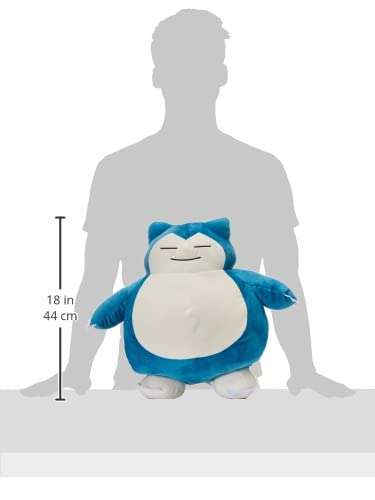 Amazon: Peluche de Snorlax para dormir (Pokémon) 27x43x18 cm