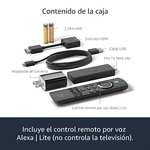 Amazon: Fire TV Stick Lite con la más reciente generación control remoto por voz Alexa