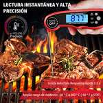 Amazon: Termómetro Digital de Carne Cocina, termómetro de doble sonda para horno, con lectura instantánea para alimentos