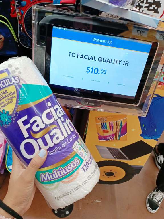 Walmart: Toalla de cocina Facial Quality